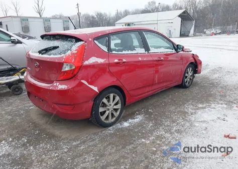 2012 Hyundai Accent Se z USA, uszkodzony, nr VIN KMHCU5AE1CU023837